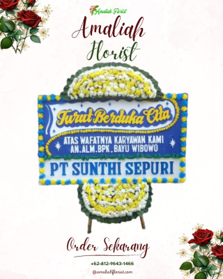 Papan Bunga Duka di Mentaos