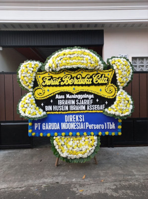 Papan Bunga Duka di Mentaos